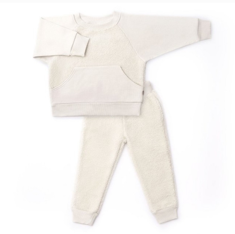 Goumikids Sherpa Long Sleeve Two Piece Set